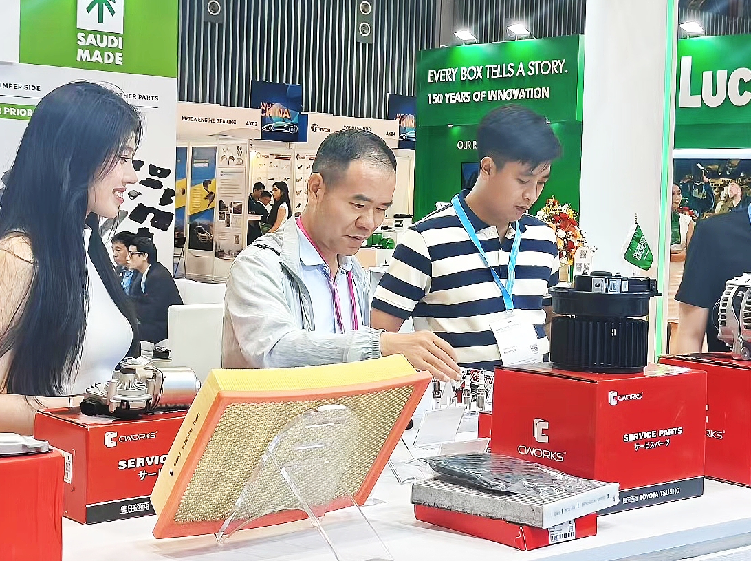 CWORKS越南汽配展现场图 CWORKS越南汽配展现场图