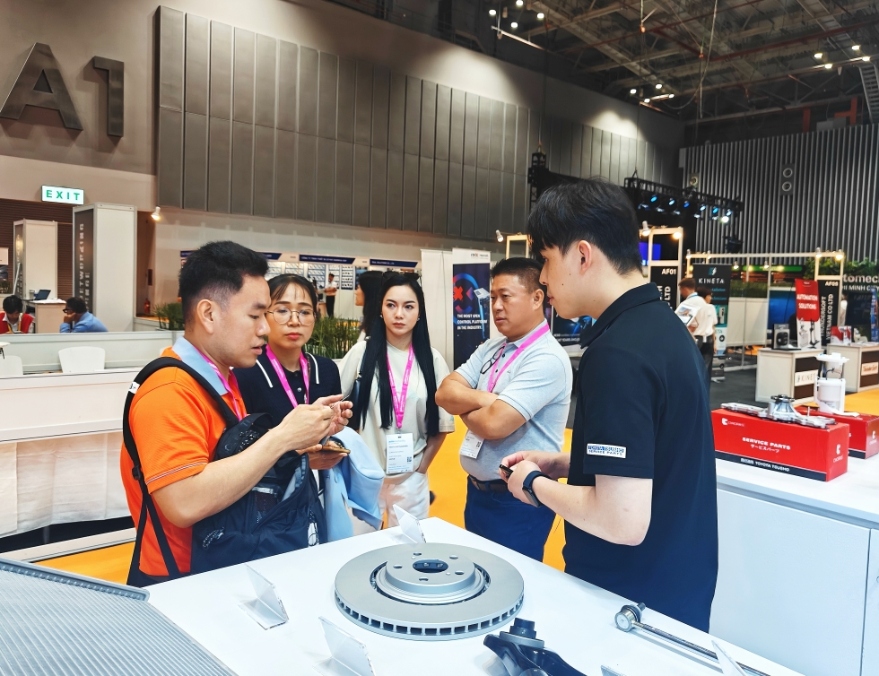 CWORKS越南汽配展现场图 CWORKS越南汽配展现场图